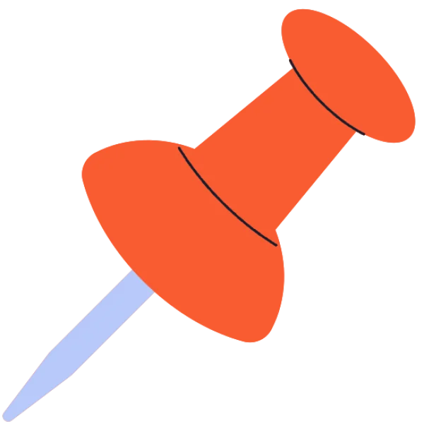 PIN ORANGE