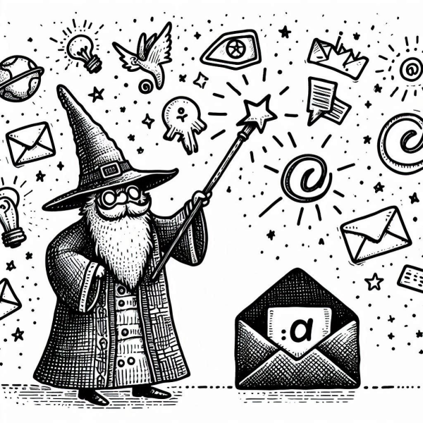 wizard and email